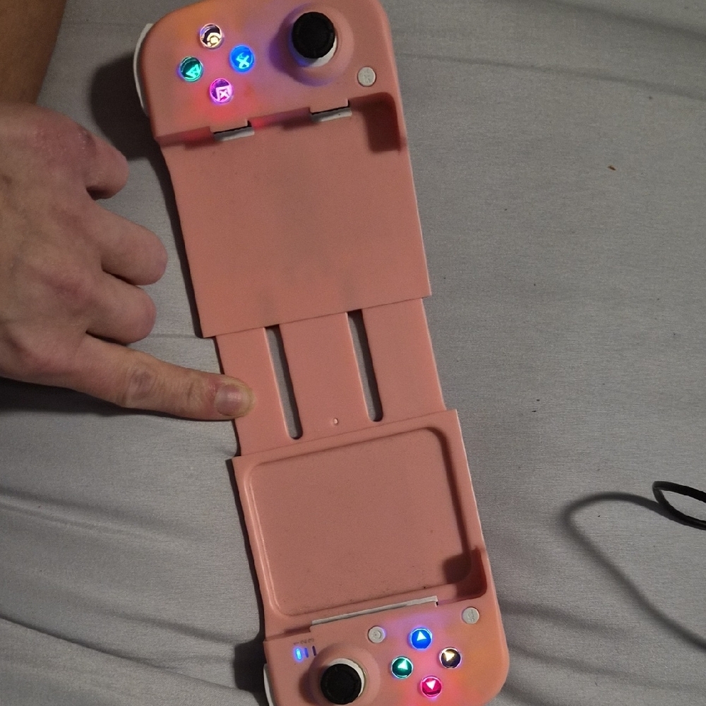 Pink Gaming Controller with LED Buttons - Picture 2 of 9